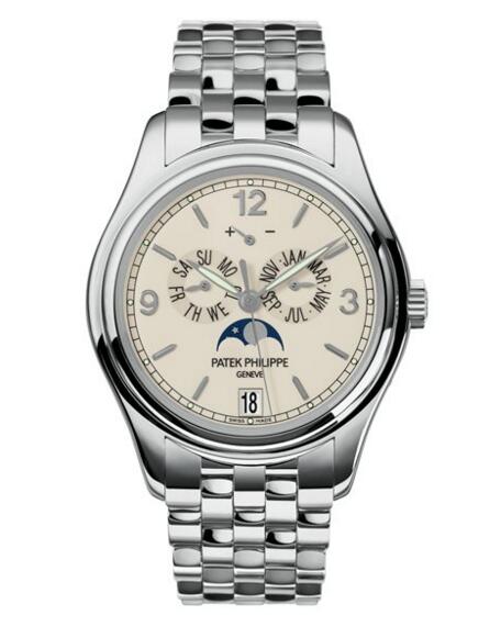 Patek Philippe replica Complications Moon-Phase Cream Dial 5146/1G-001